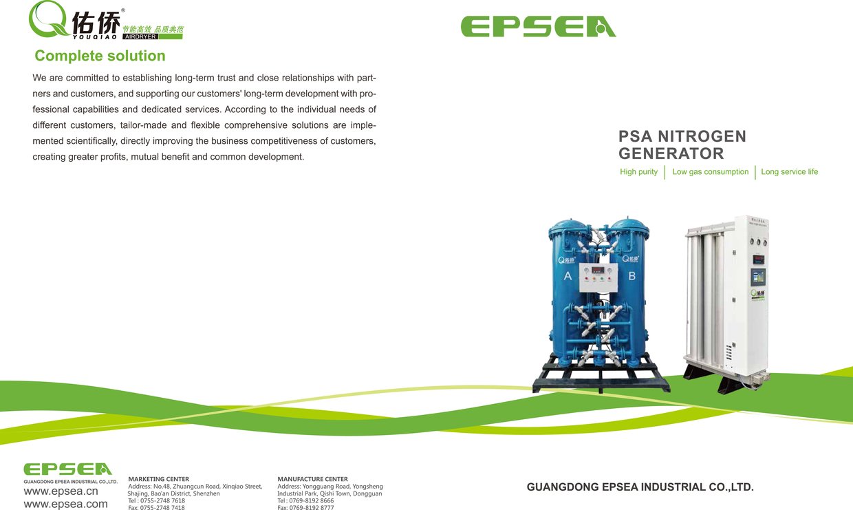 EPSEA YOUQIAOYQ SERIES PSA NITROGEN GENERATOR 1