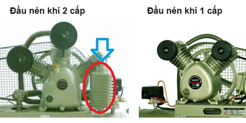 phan biet may nen khi cap 1 và cap 2