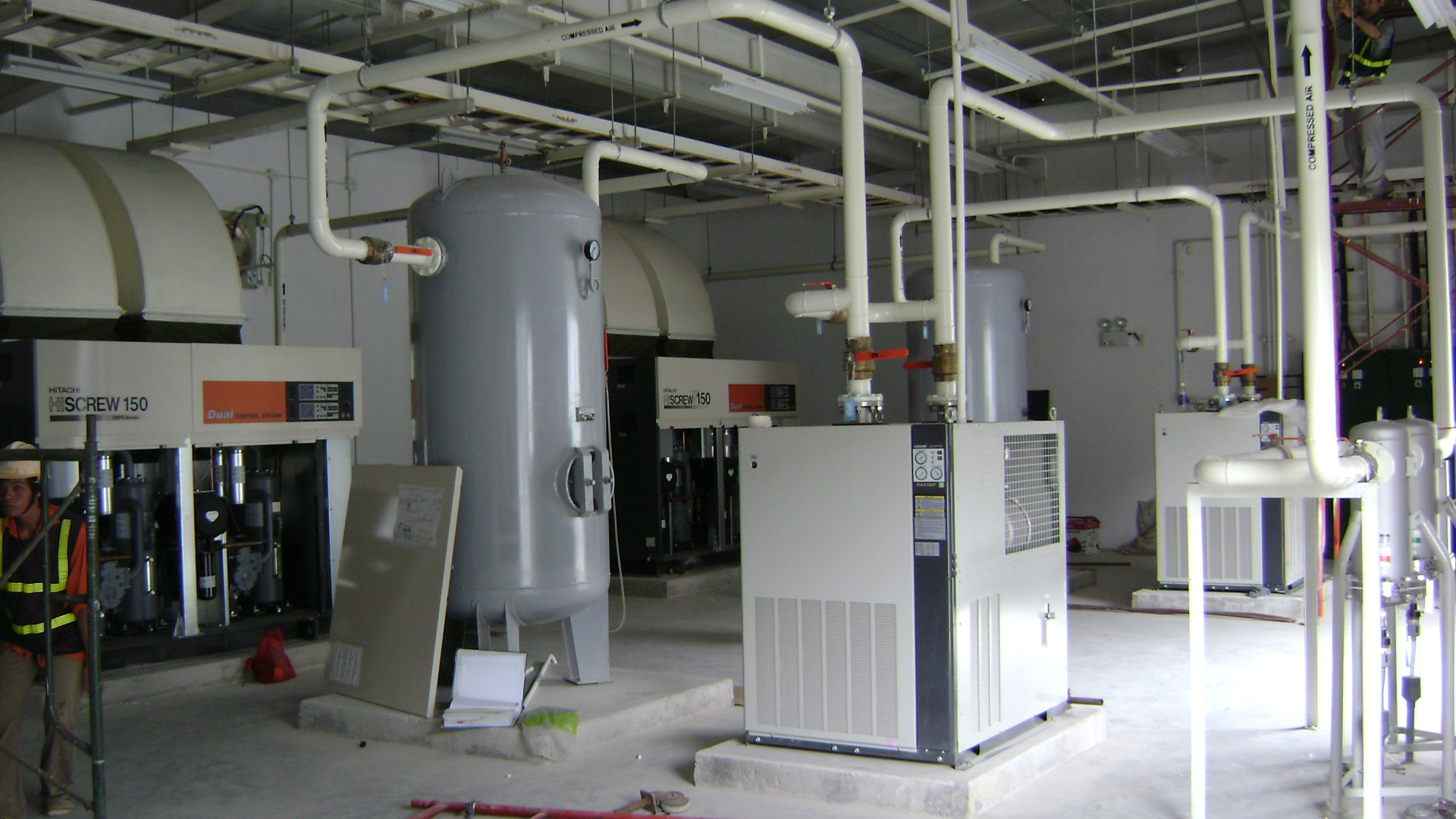 hệ thống khí nén trong công nghiệp